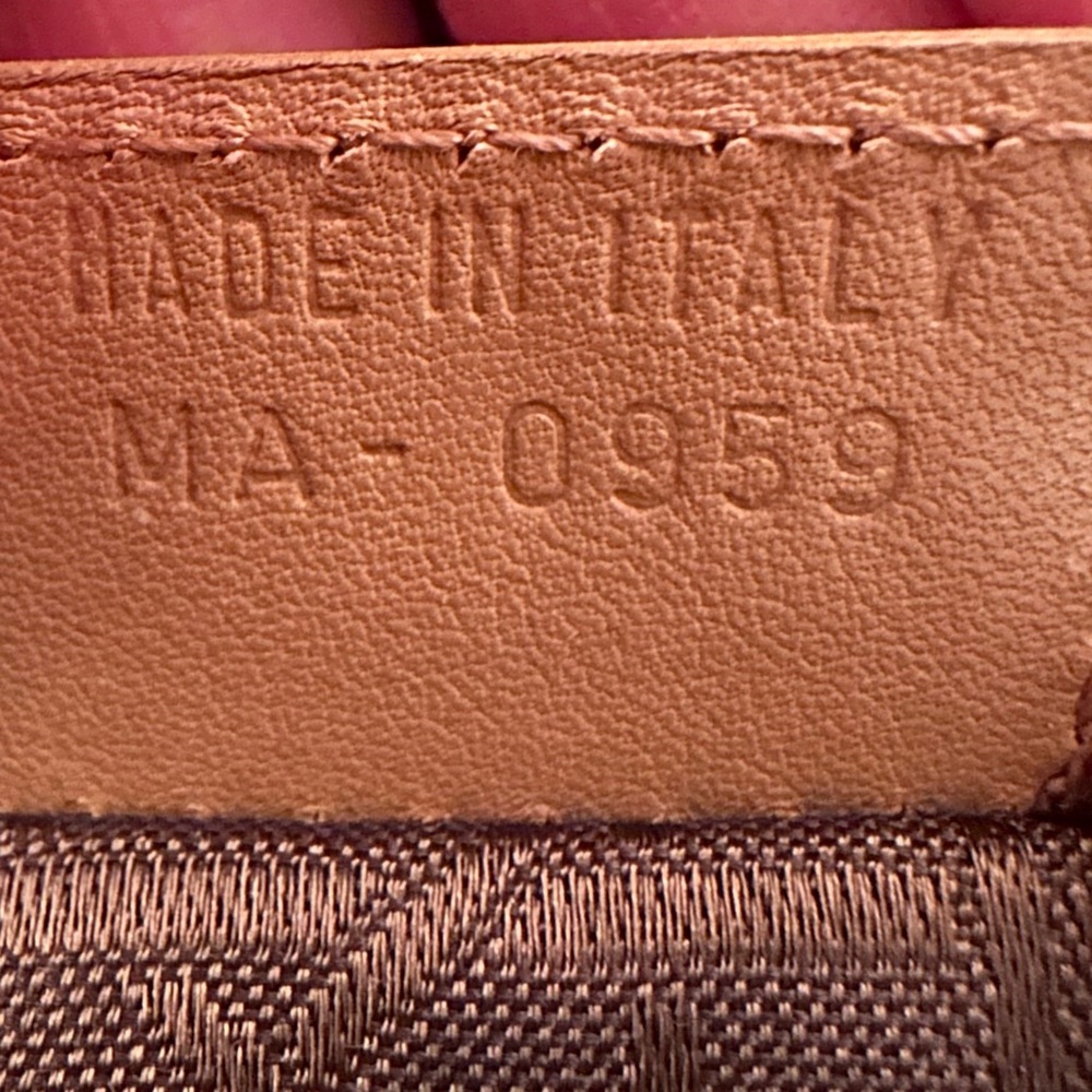 SALE! Dior Leather Bag with Beaded Handle. GREAT condition. RARE, AUTHENTIC. - Picture 8 of 16